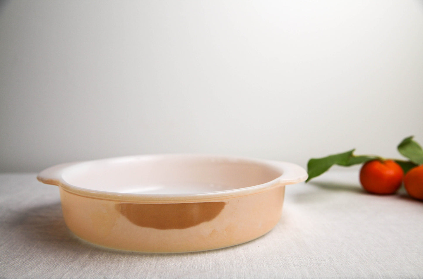 Fire King / Anchor Hocking casseroles - round and rectangular - pearl lusterware iridescent glaze