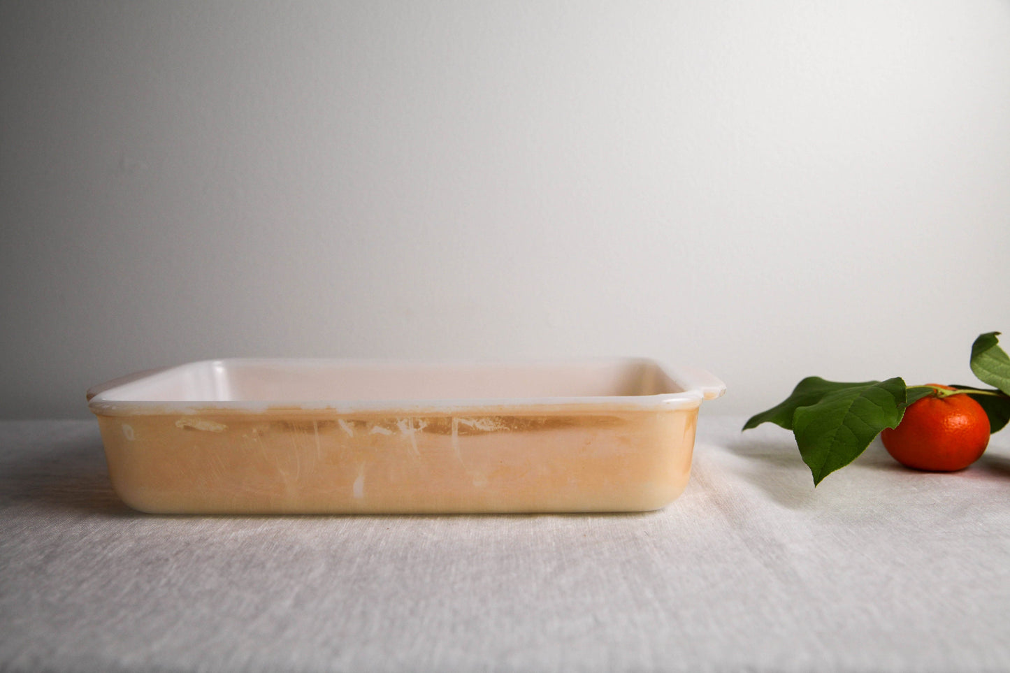 Fire King / Anchor Hocking casseroles - round and rectangular - pearl lusterware iridescent glaze